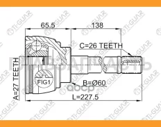 ���� �������� /TI-GUAR ��� Toyota Hiace 1989-, DYNA LY1,2 YY1 2, Hilux 1988- /27*60*26; TG-9514; 0110014 329181 4343026013 CO7526 GA20485 TO014 [TG951...