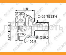 ���� �������� /TI-GUAR ��� Skoda Octavia 2004-2012, Superb 2008-, Yeti 2010; Volkswagen Caddy 2004, COLF 2005 /27*59.5*36; TG-CVJ0088; (2310031) 1K049...