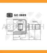 ���� �������. ���/�� Hyundai Elantra 1.5/1.6 00- [GO0889] GO0889 ����
