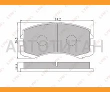 ������� ��������� �������� | ����� | Mitsubishi Lancer 03 Lynxauto BD5503 BD5503 ����