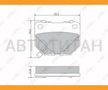 ������� ��������� �������� | ��� | Subaru Impreza(GC/D) 2.0-2.5 95 Lynxauto BD7108 BD7108 ����