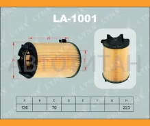 ������ ��������� AUDI, Skoda, VW LA1001 ����