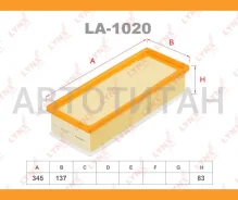 ������ ��������� AUDI A3 (8P1) 1.9 TDI BKC 05/2003- LA1020 ����