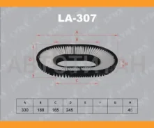 ������ ��������� Mitsubishi Eterna E52A, E72A, Galant E52A, E72A, Mirage CA3A, CB3A, CD3A, Lancer CB3A, CC3A LA307 ����