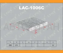������ ������ �������� AUDI A2 / MB G-Class / Skoda Fabia/Praktik/Roomster, SEAT Cordoba/Ibiza, VW Fox/Polo LAC1006C ����