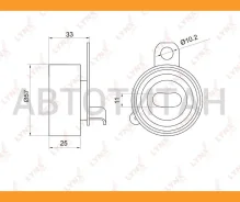 ����� �������� ����� ��� Toyota Avensis(T22) 1.6-1.8 97-00 / Carina E(T19) 1.6-1.8 92-97 / Celica 1.8 93-99 / Corolla(E10/11) 1.6-1.8 92-00 PB1067 ���...