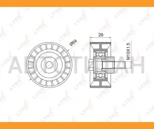 ����� �������� ����� ��� Chevrolet Aveo 1.4 06-07 / Cruze 1.6 09 / Kalos 1.4 05 / Lacetti 1.4-1.6 05 / Lanos 1.6 05 / Nubira 1.4-1.6 05 / Rezzo 1.6 05...