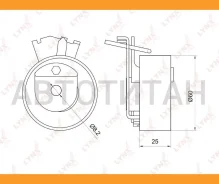 ����� �������� ����� ��� Citroen Berlingo(MF) 1.1-1.4 96 / C2 1.1-1.4 03 / C3 I-II 1.1-1.4 02, Peugeot 1007 1.4 05 / 206 1.1-1.4 96 / 207 1.4 06 / 306...