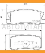 ������� PF-3450 OEM MZ690574 /MZ690183 GDB-3247 ������ Mitsubishi MZ690574 MZ690574 ����
