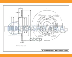 ���� ���������, ������ 08. A112.11 (280X10)5 ��� MK Kashiyama G3007 G3007 ����