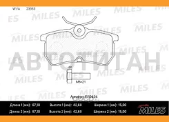 ������� ��������� ������ (����� Semi-Metallic) FORD Focus 9805/Fiesta 12- (TRW GDB1354) E110404 E110404 ����
