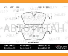 ������� ��������� ������ (����� Semi-Metallic) BMW 1 F20 10-/3 F30 11- (TRW GDB1919) E110383 E110383 ����