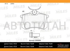 ������� ��������� ������ AUDI 96-/Citroen 99-/Renault 98-/Peugeot 00-/VW 95- ������ Miles E410004 E410004 ����