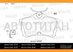 ������� ��������� ������ (��� �������) (����� Low-Metallic) Honda Accord 2.0/2.2/2.4 98 (TRW GDB3190) E410161 Miles E410161 E410161 ����