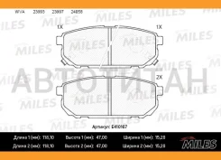 ������� ��������� ������ (��� �������) (����� Low-Metallic) KIA Sorento (JC) 2.4-3.5 02- (TRW GDB3344) E410167 E410167 ����