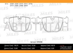������� ��������� ������ (��� �������) (����� Low-Metallic) (BMW E60/E61/E65/E66/E70/E71) (TRW GDB1502) E410266 Miles E410266 E410266 ����
