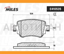 ������� ��������� ������ Skoda Octavia 12- ������ Miles E410535 E410535 ����