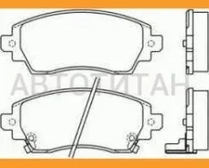 ������� ��������� ��������, �������� (D2194M) TO Corolla (E11_) 1,4-1,6VVTI 02- T281035Y ����