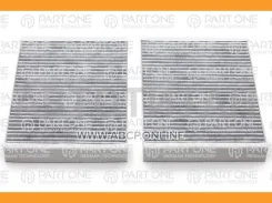 ������ ������ set 2 pcs. with active carbon, Mercedes-BENZ S-Class 05, 263x184x30 1CF070 ����