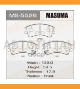 ������� ����. ���. Mazda 6/Atenza 02-08 Masuma MS5526 MS5526 ����