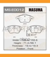 ������� ����. ���. AUDI A3 03-/ Skoda Octavia 04-/ Rapida/ VW Golf 03-/ Passat 05- Masuma MSE0012 MSE0012 ����