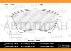 ������� ��������� �������� (��� ������� + �����) (����� Semi-Metallic) Renault Kangoo 01-/Megane II 02-/Scenic II 03- (TRW GDB1552) E100141 E100141 ��...