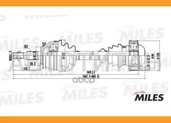 ������ � ����� �������� ����� VW T5 1.9TDI-2.0 03- (GKN 304499) GC01144 GC01144 ����