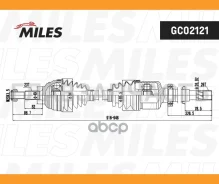 ������ � ����� ������ Renault Megane II 1.4-1.5D 03-09 (GSP 299071 / Miles GC02117) GC02121 Miles GC02121 GC02121 ����