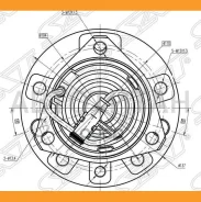��������� ���� ����� OPEL Astra H/Zafira (5 ������) 05- SAT ST1603254 ST1603254 ����