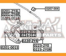 ����������� 54590-01E00/N2406WS/HR 801 120/NAB-99 Nissan 5459001E00 5459001E00 ����