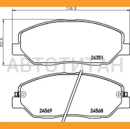 ������� ��������� Nisshinbo NP6030 BD3615, WS3354.00, ADB31676, ADB80022, CKKH33, CKKK43, GK0487, GK0549, 301937, 0825, 1201SANF, AKD0446, BP43025, PA...