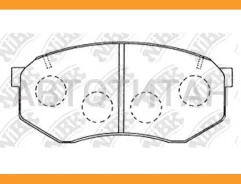 ��������� ������� Mitsubishi / Mazda / Toyota NIBK PN1246 PN1246 ����