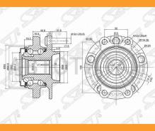 ��������� ���� ����� Infiniti G25/35/37/FX35/45/QX50/QX70/SK�Yline 4WD 04- SAT ST40202EJ70B ST40202EJ70B ����