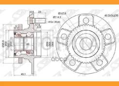 ��������� ���� ����. Nissan Cefiro A32 94-98 (ABS-46 ������) SAT ST432001L000 ST432001L000 ����