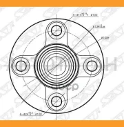 ��������� ���� ����. Nissan CUBE Z10 SAT ST432002U500 ST432002U500 ����