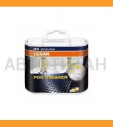 �������� ���� H4 12V 60/55W P43t FOG Breaker +60% ������ �����, 2600� 2��. (1�-�) H4 12V60/55W P43T-38 Yellow Osram 62193Fbrhcb 62193FBRHCB ����