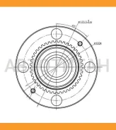 ��������� ���� ����. MMC Mirage Dingo 98-/Lancer Cedia 00- 4x100 SAT STMR493619 STMR493619 ����