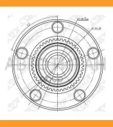 ��������� ���� ����. MMC Airtrek CU# 2WD/Lancer CS5A 04- 2WD 5x114 SAT STMR527453 STMR527453 ����