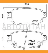 ������� ��������� �������� ���� Nissan: Qashqai 13-, X-Trail 13- Patron PBP044 PBP044 ����