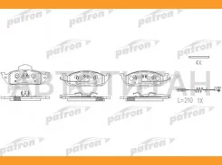 ������� ��������� �������� ������ Mercedes-BENZ: M-Class 98-05 Patron PBP1400 PBP1400 ����