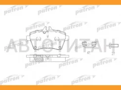 ������� ��������� �������� ������ Mercedes-BENZ: A-Class 04- Patron PBP1593 PBP1593 ����