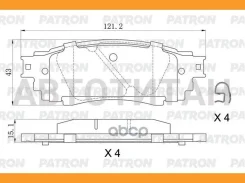 ������� ����. ���. Toyota Camry/C-HR/Corolla/RAV4 17- / Lexus RX 15- Patron PBP281 PBP281 ����