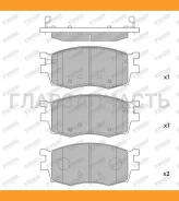 ������� ����. ���. Hyundai Accent 05- KIA Pride 05- Rio 05- HI-Q SP1186 SP1186 ����