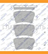 ������� �������� ������ Honda Civic 1.3i/1.4/1.8i/2.2CDTi 06 SP1570SNS SP1570 ����