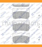 ������� ����. ���. Lexus GS III (S-191) 2005-2011/ IS 250 II 2005- SP2083 ����