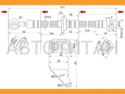 ����� ��������� ����� (�������) Honda Odyssey/Avancier/Accord/Torneo CF#/CL#/CH# 99- RH, ������ ST01464S2X000 ����