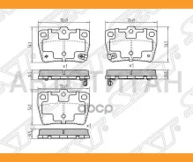 ������� ��������� (�����) Toyota RAV4 (XA10, CA20) 94-05, ������ ST0446642030 ����