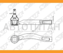 ���������� ������� Toyota Ractis 05- LH, ����� ST4504759145 ����