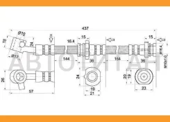 ����� ��������� �������� (�������) Nissan Bluebird/Primerai/Nfiniti G20 94-01 LH, ����� ST462102J006 ����