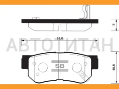 ������� ��������� �������� Hyundai Sonata 99-00 SP1117 SP1117 ����